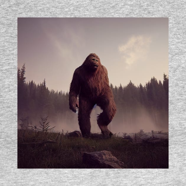 Sasquatch in Nature by Grassroots Green